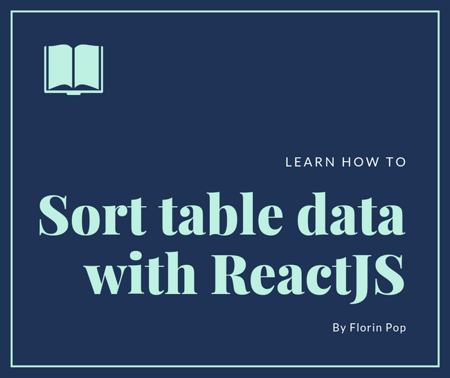 Sort table data with React